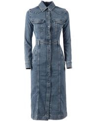 7 For All Mankind - Shirt Dresses - Lyst