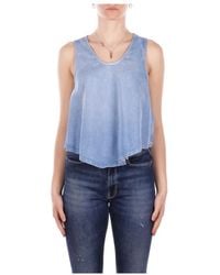 Dondup - Sleeveless Tops - Lyst