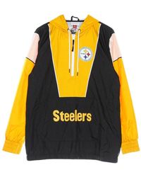 Mitchell & Ness - Fitness ,Veelkleurig ,Polyester Pittsburgh Steelers Windbreaker Hoodie Jas - Lyst