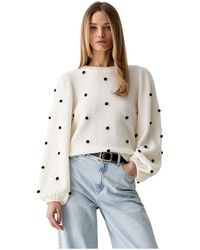 Gestuz - Truien & Vesten ,Wol Gzalpha Dot Pullover - Lyst