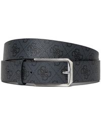 Guess - Accessoires ,Zwart ,Leer Cadeauset Riem En Portemonnee - Lyst
