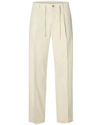 SELECTED - Straight Trousers - Lyst