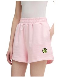 Barrow - Korte Broeken ,Roze ,Katoen Short Shorts - Lyst
