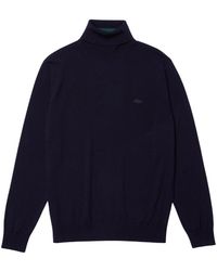 Lacoste - Truien & Vesten ,Blauw ,Blauwe Sweatshirt Voor Mannen - Lyst