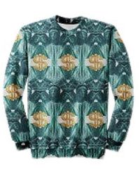 Impure - Hoodies & Sweatvesten ,Groen ,Crewneck Sweatshirt America All Over Unique - Lyst
