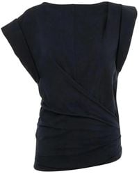 Isabel Marant - Overhemden ,Zwart ,Katoen Maisan T-Shirt - Lyst