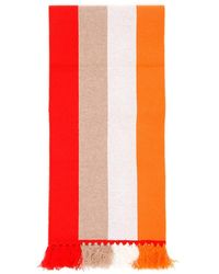 Burberry Striped Logo Scarf - Oranje
