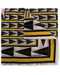 Lanvin - Accessoires ,Veelkleurig ,Wol Wollen Sjaal - Lyst