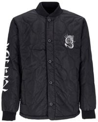 RIPNDIP - Jassen ,Zwart ,Polyester Gewatteerde Bomberjack Zwart - Lyst