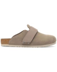 Birkenstock - Taupe Muiltje Met Orthopedisch Comfort - Lyst