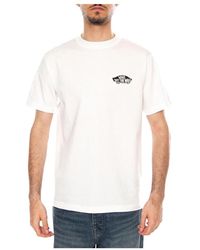 Vans - Tops ,Wit ,Katoen Double Standard T-Shirt - Lyst