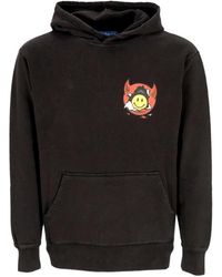 Market - Hoodies & Sweatvesten ,Zwart ,Katoen Smiley Inner Peace Hoodie - Lyst