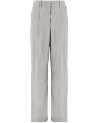 Herno - Broeken ,Grijs ,Polyester Modal Polyester Elastane Broek - Lyst