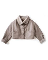 Just things we like - Jassen ,Wol Cho Reversible Shearling Jacket - Lyst