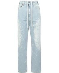 MM6 by Maison Margiela - Straight Jeans - Lyst