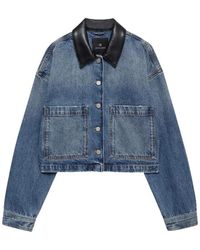 Anine Bing - Jassen ,Blauw ,Katoen Yuma Jacket - Lyst