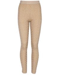 Balmain - Gestrickte Labyrinth Leggings - Lyst