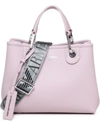 Emporio Armani - Shoulder bags,verstellbarer riemen kleine handtasche,kleine shopper tasche mit hirschdruck - Lyst