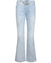 DIESEL - Hellblaue jeans mit ebby d schnalle - Lyst