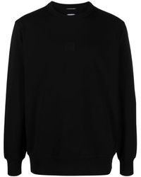 C.P. Company - Schwarzer metropolis series logo sweatshirt - Lyst