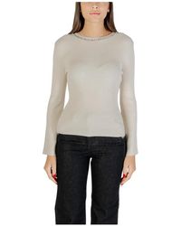 ONLY - Round-Neck Knitwear - Lyst
