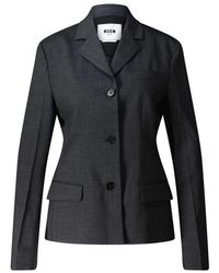 MSGM - Getailleerde Blazer - Lyst