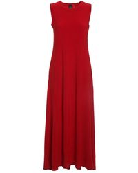 Norma Kamali - Ärmelloses Langes Swing-Kleid - Lyst
