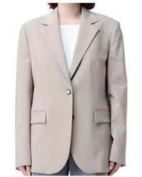 PT Torino - Jassen ,Leer Alix Blazer - Lyst