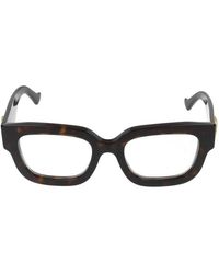 Gucci - Havana Transparente Brille Gg1548O Stil - Lyst
