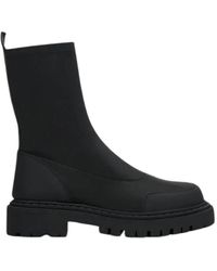ESTRO - Schwarze slip-on ankle boots - Lyst