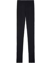 Off-White c/o Virgil Abloh - Slim-fit trousers,schwarze leggings mit weißem logo-band - Lyst
