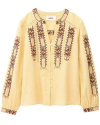Ba&sh - Overhemden ,Geel ,Shirt Faustina - Lyst
