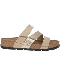 Rohde - Schoenen ,Geel ,Suède Gouden Damessandaal - Lyst