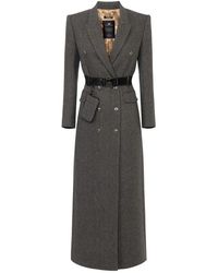 Elisabetta Franchi - Belted Coats - Lyst