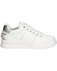 Guess - Schoenen ,Wit ,Leer Wesli Platform Sneaker - Lyst