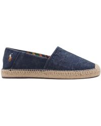 Ralph Lauren - Schoenen ,Blauw ,Katoen Espadrilles - Lyst