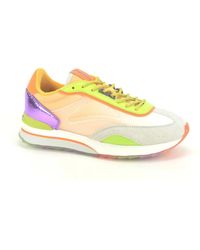 HOFF - Schoenen ,Veelkleurig ,Oranje+Groen Fluo Runner N Sneakers - Lyst