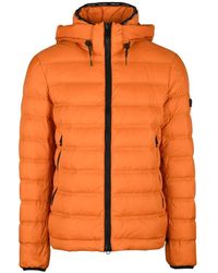 Peuterey - Daunenjacke Mit Reißverschluss Und Federn - Lyst