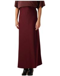 Moves - Rokken ,Rood ,Polyester Hebry Skirt 3570 - Lyst