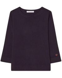 BUSNEL - Truien & Vesten ,Paars ,Wol Ocean Bootneck Wol Trui - Lyst