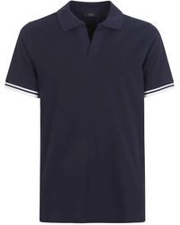 Fay - Tops ,Blauw ,Katoen Polo Bowling - Lyst