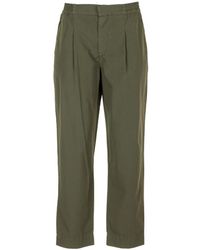 Alpha Studio - Cropped trousers - Lyst