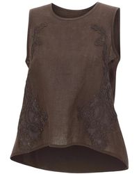 Maurizio Mykonos - Sleeveless Tops - Lyst