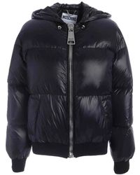 Moschino - Giant logo duffle jacket - Lyst