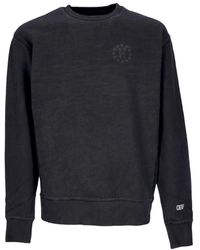 Huf - Hoodies & Sweatvesten ,Blauw ,Katoen Galaxies Faded Crewneck Sweatshirt Gun Metal - Lyst