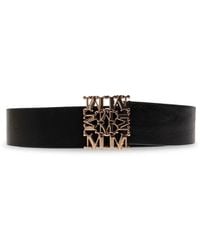 Max Mara - Accessoires ,Zwart ,Leer Sumero Leren Riem - Lyst
