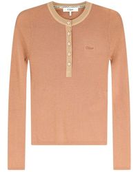 Chloé - Long Sleeve T-Shirts - Lyst
