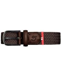 La Boucle - Accessoires ,Bruin ,Leer Mayfair Riem - Lyst