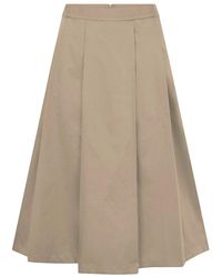 RAFFAELLO ROSSI - Rokken ,Geplooide Midi Rok - Lyst