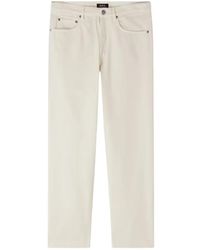 A.P.C. - Jeans ,Wit ,Katoen Pantalone Jeans - Lyst